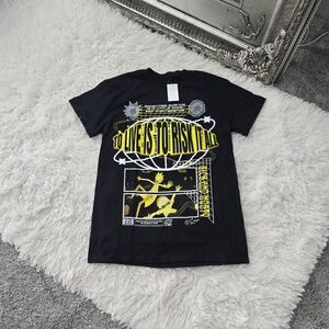 Rick & Morty Risk It All T-Shirt. Size Small. New.